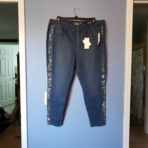 Melissa McCarthy Embellished Jeans